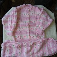 Промо Ръчно плетени дрешки, снимка 1 - Комплекти за бебе - 27147948