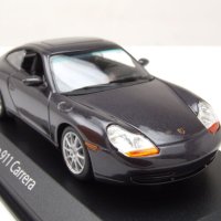 Porsche 911-996 1998 - мащаб 1:43 на Maxichamps моделът е нов в PVC дисплей-кейс, снимка 1 - Колекции - 43034982