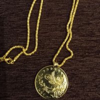 Монета, колие за носия, снимка 2 - Колиета, медальони, синджири - 38311313