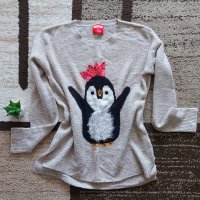 Пуловер 🐧Пингвин🐧 S/M/L, снимка 3 - Блузи с дълъг ръкав и пуловери - 43990808