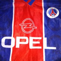 ПСЖ футболна фен тениска Опел от сезон 1996-1997г размер Л, снимка 2 - Футбол - 35259386