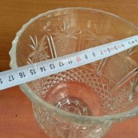 кристална купа ваза фруктиера, снимка 5 - Антикварни и старинни предмети - 27012231