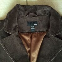 дамско сако H&M кадифе, кафяво  , номер 40, снимка 4 - Сака - 27440280
