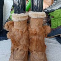 КАТО НОВИ апрески Dockers® Snow Boots original, N- 35 - 36 топли боти, ботуши, 100% естествена кожа,, снимка 16 - Дамски апрески - 39640773