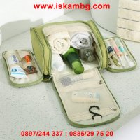 Козметична чанта за пътуване висящ органайзер несесер за тоалетни принадлежности - код 2092, снимка 13 - Чанти - 26791789