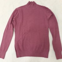 Лилаво полуполо AMOUR & BEAUTE , мека комфортна материя , високо качествено фино плетиво, снимка 3 - Блузи с дълъг ръкав и пуловери - 37455659