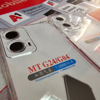 Motorola Moto G24,Moto G34 прозрачен подсилен силикон, снимка 3 - Калъфи, кейсове - 44847203
