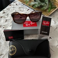  RAY-BAN BROWN POLARIZED SUNGLASSES JUSTIN RB4165 , снимка 4 - Слънчеви и диоптрични очила - 43525805