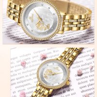 Дамски часовник NAVIFORCE Gold/Silver 5017 GW., снимка 12 - Дамски - 34725153