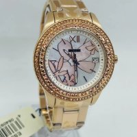 Часовник Fossil Rose Gold Stella Ladies Two-Tone Watch ES5192, снимка 5 - Дамски - 43466332