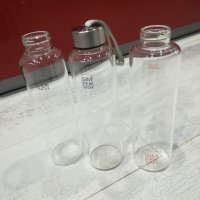 Стъклени бутилки за вода SIM PEX - 550мл, снимка 4 - Други стоки за дома - 43801433