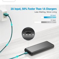 Преносимо зарядно устройство 26800mAh, Power Bank за бързо зареждане, Dual USB 2.4A външна батерия З, снимка 3 - Външни батерии - 40619166