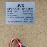 Тонколони JVC UX-BS1012, снимка 5 - Тонколони - 28893113