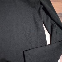 Рипсена памучна блузка, снимка 2 - Блузи с дълъг ръкав и пуловери - 43526197