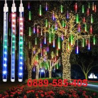 LED Коледни Украси RGB висулки Пура за дърво висяща лампа