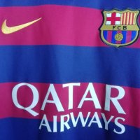 Barcelona Neymar Jr Nike 2015/2016 оригинална тениска фланелка дълъг ръкав Барселона Неймар , снимка 4 - Тениски - 43614495