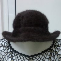 Дамски,ръчно плетени, зимни шапки от вълна,ангора,мохер,мерино, снимка 4 - Шапки - 27564081
