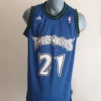 Adidas NBA  Timberwolves GARNETT # 21 Mens Size М ОРИГИНАЛ! МЪЖКИ ПОТНИК!!, снимка 3 - Спортни дрехи, екипи - 37603641