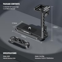 Нова Алуминиева Клетка NEEWER за FX3/FX30 - Прецизно CNC Машиниране, снимка 2 - Чанти, стативи, аксесоари - 43982792