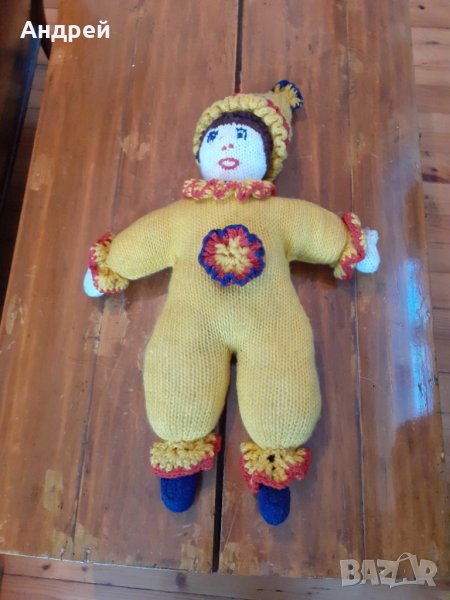 Стара плетена кукла, снимка 1
