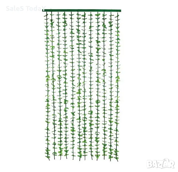 Перде за врата, Комарник, Ленти за врата, Листа, 90x220см , снимка 1