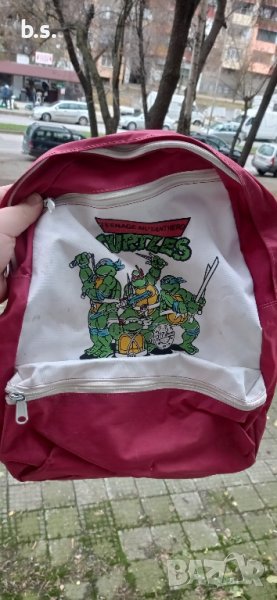 Ретро детска раница с костенурките нинджа , снимка 1