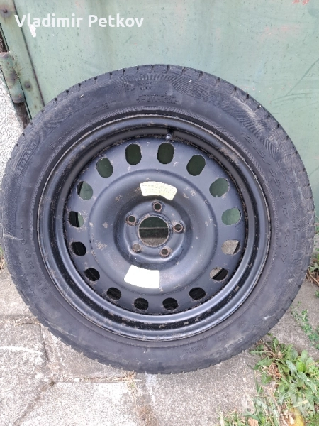 Продавам Резервна гума за Пежо 17 цола!Размер 215 55 17!За повече информация на телефона 0893685454, снимка 1