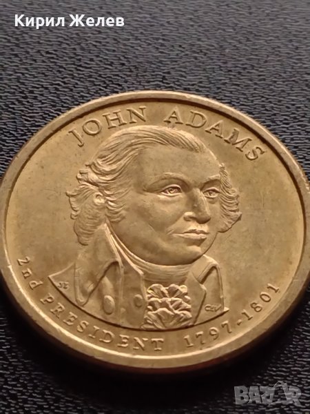 Възпоменателна монета 1 долар JOHN ADAMS 2 президент на САЩ 1797-1801) за КОЛЕКЦИЯ 38035, снимка 1