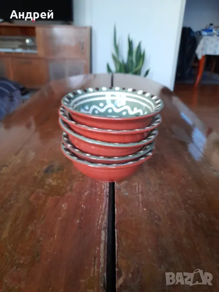 Стара керамична паница,паници, снимка 1