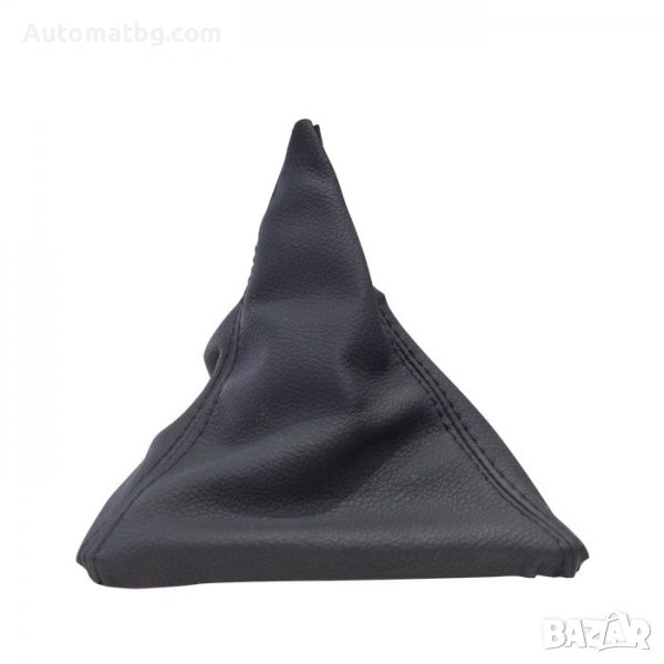 Кожен маншон за скоростен лост Automat, Маншон за BMW E90, Черен, снимка 1