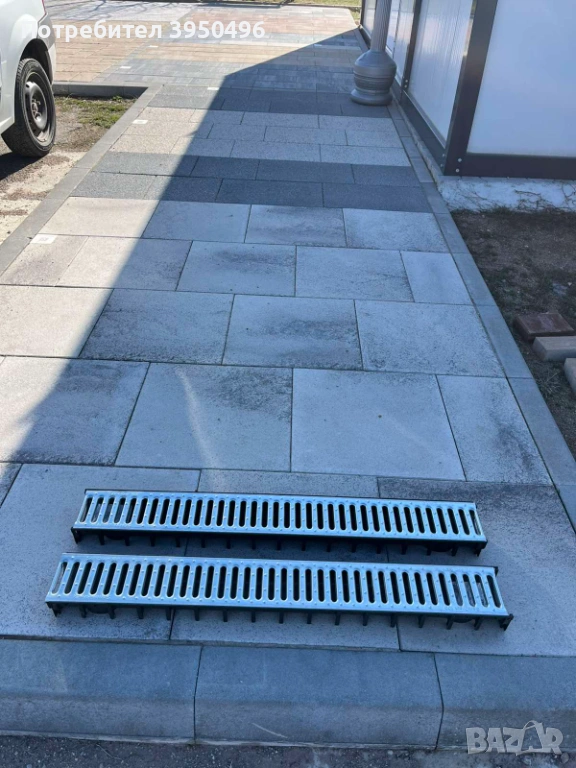 Линеен отводнител 100х50х1m, Клас А15 до 1,5 тона, снимка 1