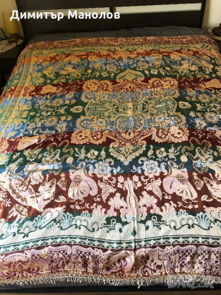 Копринена покривка за легло, снимка 1