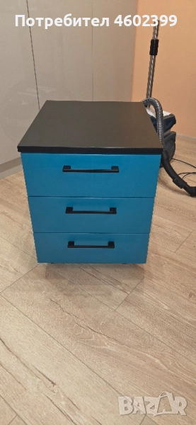 ношно шкафче на колелца и 3 бр. чекмеджета, снимка 1