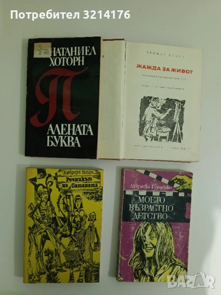 Алената буква - Натаниъл Хоторн, снимка 1