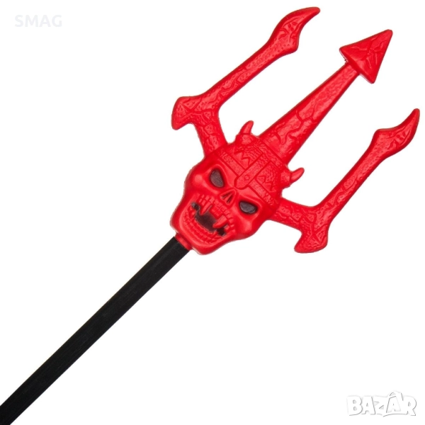 Хелоуин (Halloween) карнавален тризъбец 127 см_1086490, снимка 1