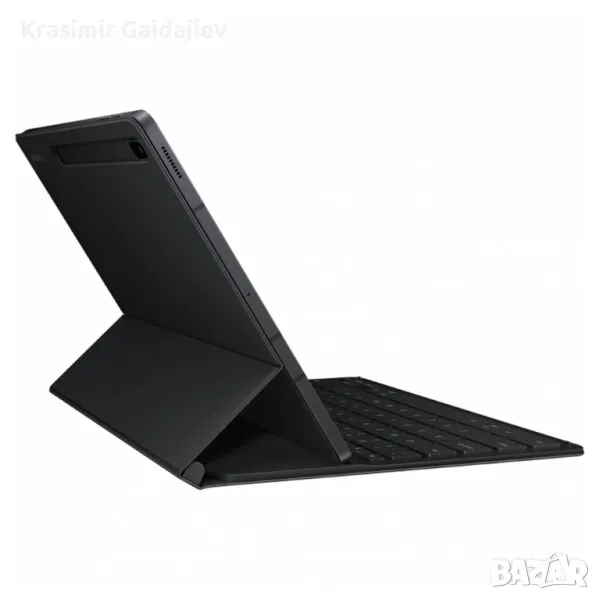 Клавиатура Samsung Tab S7+/Tab S7 FE (12.4") Book Cover Keyboard Slim Black, снимка 1