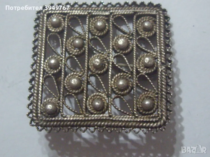 Стара сребърна брожка., снимка 1