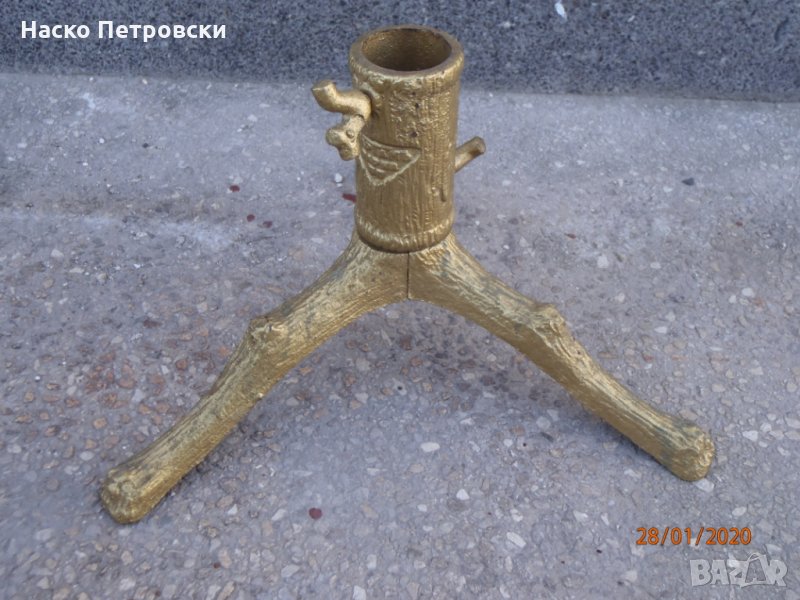 Коледни Стойка за елха „Партамъ Варна БП“ - метална АНТИКА, снимка 1