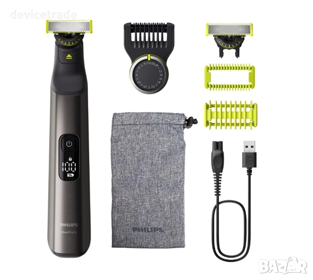 Тример за лице и тяло, Philips OneBlade Pro QP6552/15, снимка 1