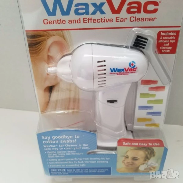 "WaxVac – Безопасно и лесно почистване на ушите у дома" , снимка 1