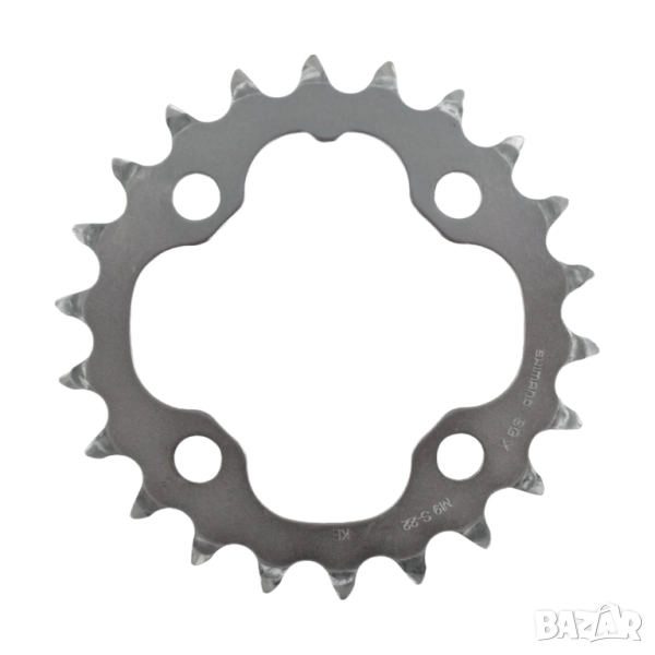 22t Shimano Deore FC-M532/FC-M542 Triple плоча за МТБ 64mm BCD 4-bolt, снимка 1