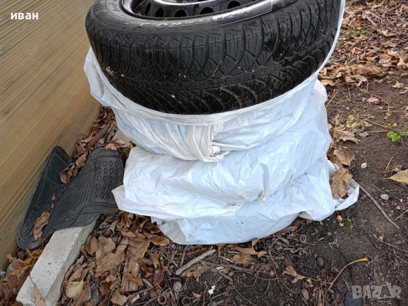 Гуми+джанти Фиат 15цола, снимка 1