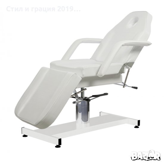 Хидравлична кушетка Ment 185 x 63/83 x 63/77 см, снимка 1