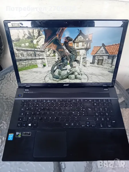 Геймърски лаптоп Acer 17,3 инча Intel Core i5 Ram 12GB Nvidia GTX 760M, снимка 1