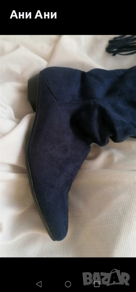 Нови велурени чизми, снимка 1