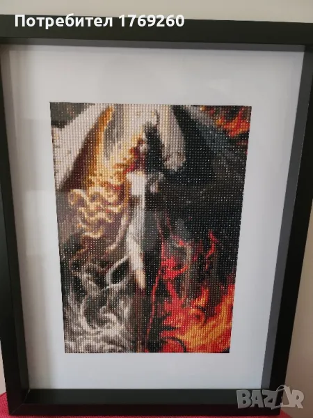 продавам диамантен гоблен Ангел и Дявол!, снимка 1