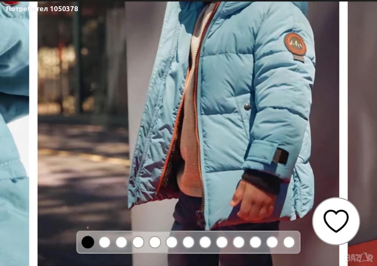 Next: детско зимно яке с топла подплата 116/122/128см, 6-8г, снимка 1