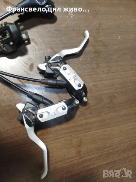 Чифт хидравлични спирачки за велосипед колело Shimano deore xt bl m 775, снимка 1