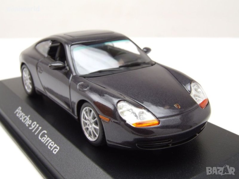 Porsche 911-996 1998 - мащаб 1:43 на Maxichamps моделът е нов в PVC дисплей-кейс, снимка 1