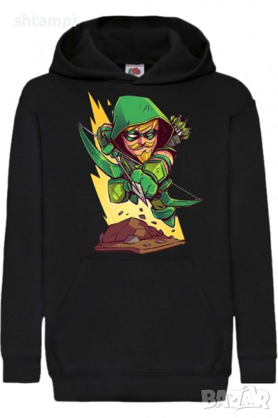 Детски Суитчър/Суитшърт DC Green Arrow,Игра,Подарък,Изненада,Забавление,Рожден Ден, снимка 1